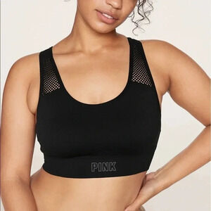 Victorias Secret 𝅺Pink Racerback Seamless Sportsbra NWT